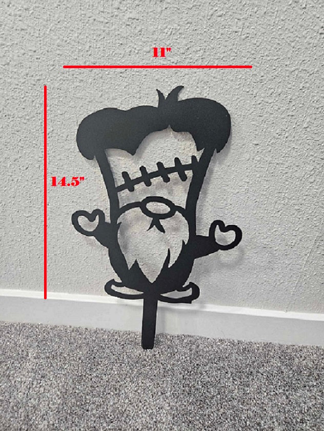 Boss Frank Gnome Yard Stake