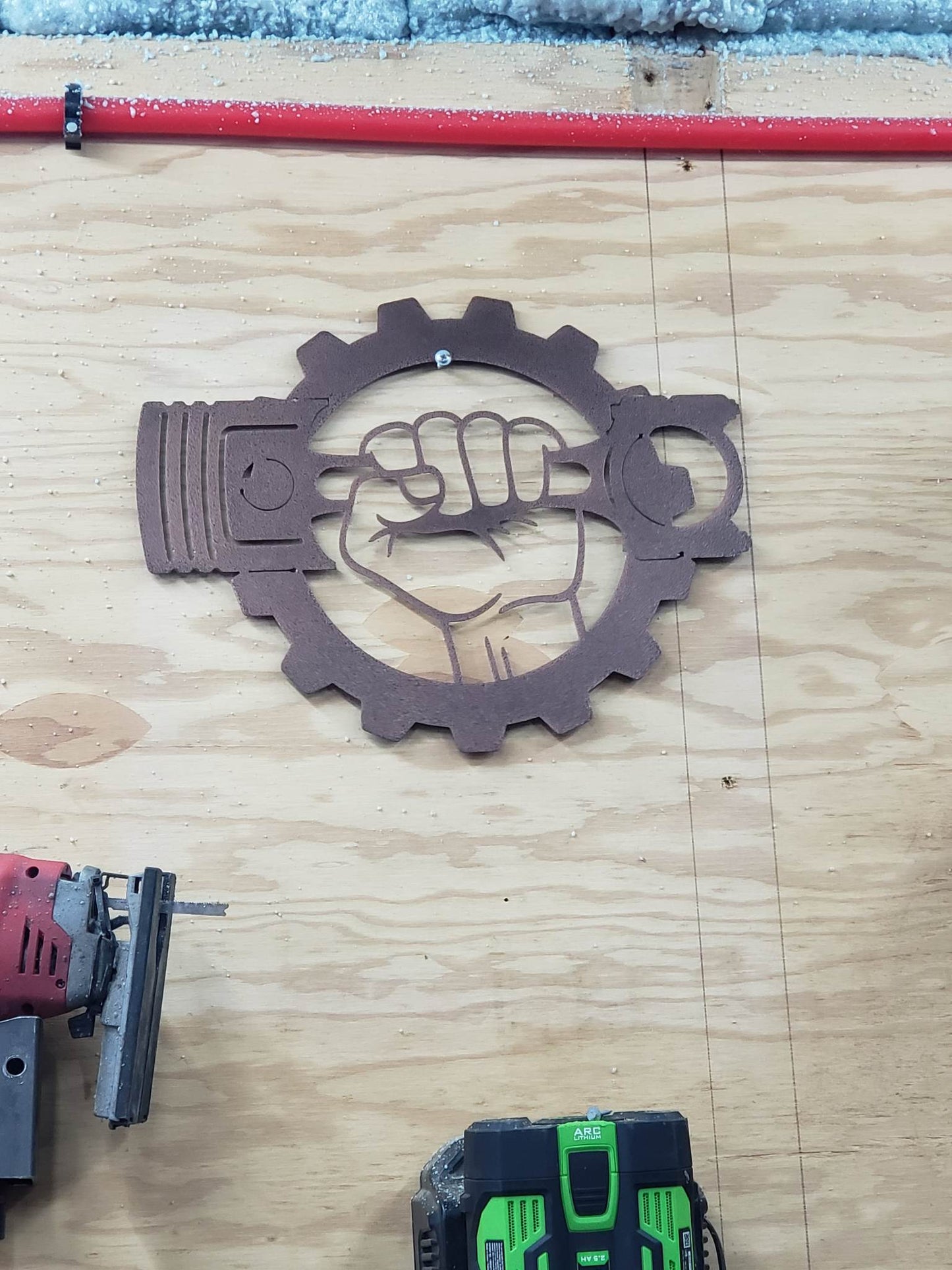 Piston in Hand