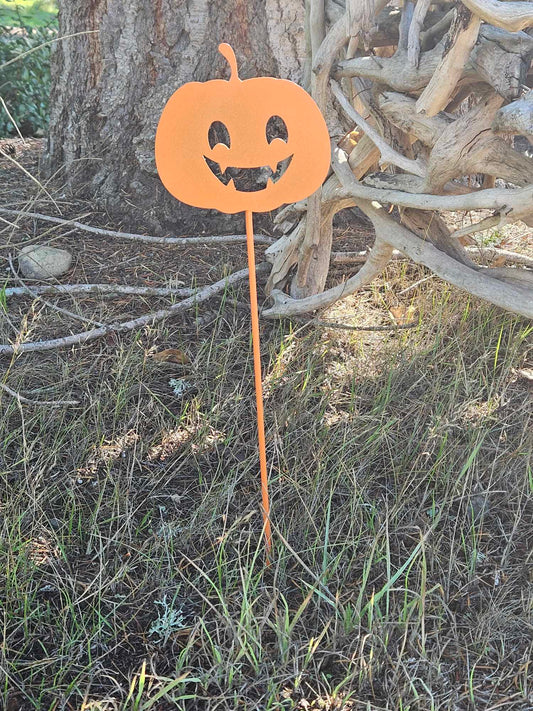 Vampire Pumpkin Yard Stake